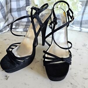 Michael Antonio super high strappy heels
